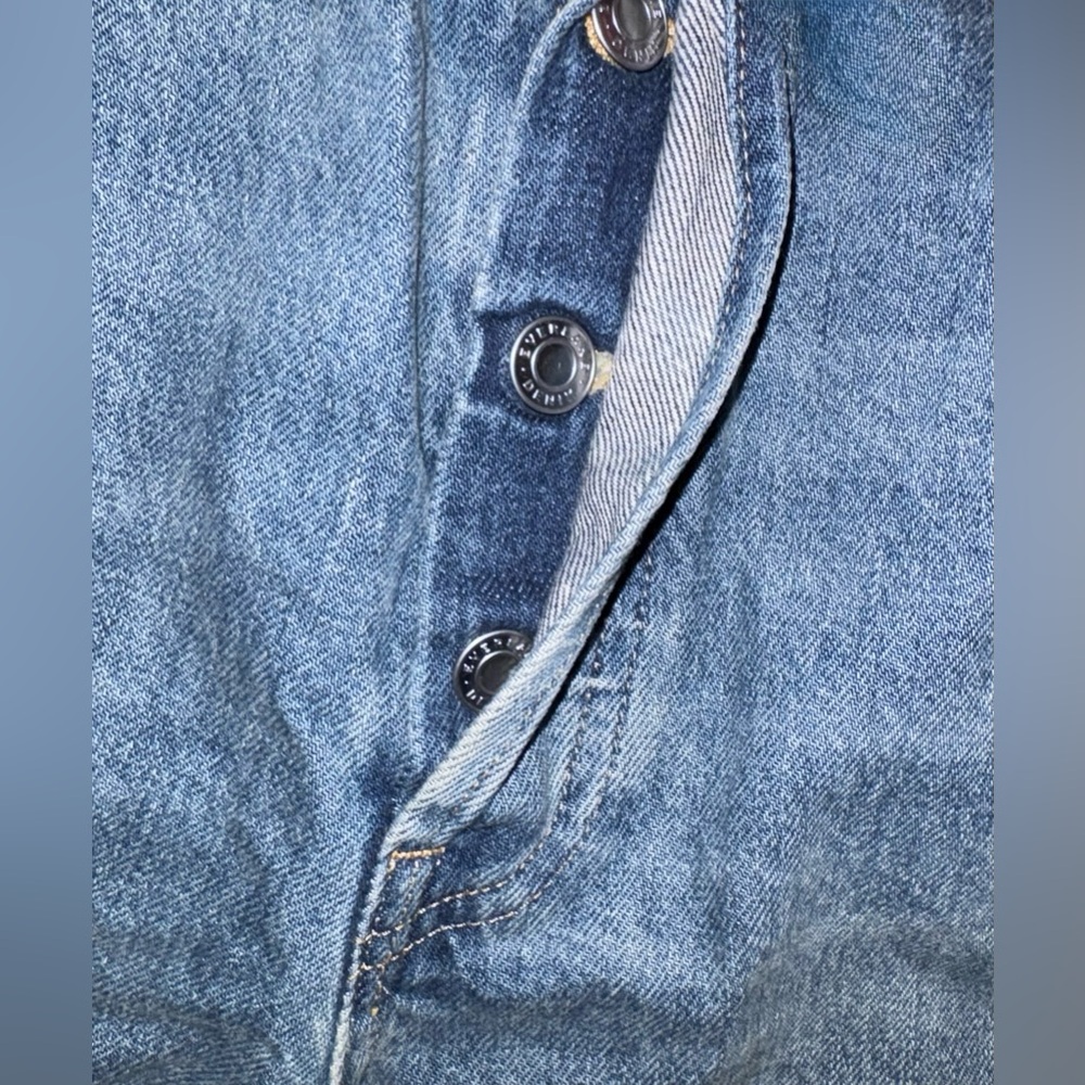 Everlane Women's Straight Leg Jeans - Blue - Picture 7 of 9
